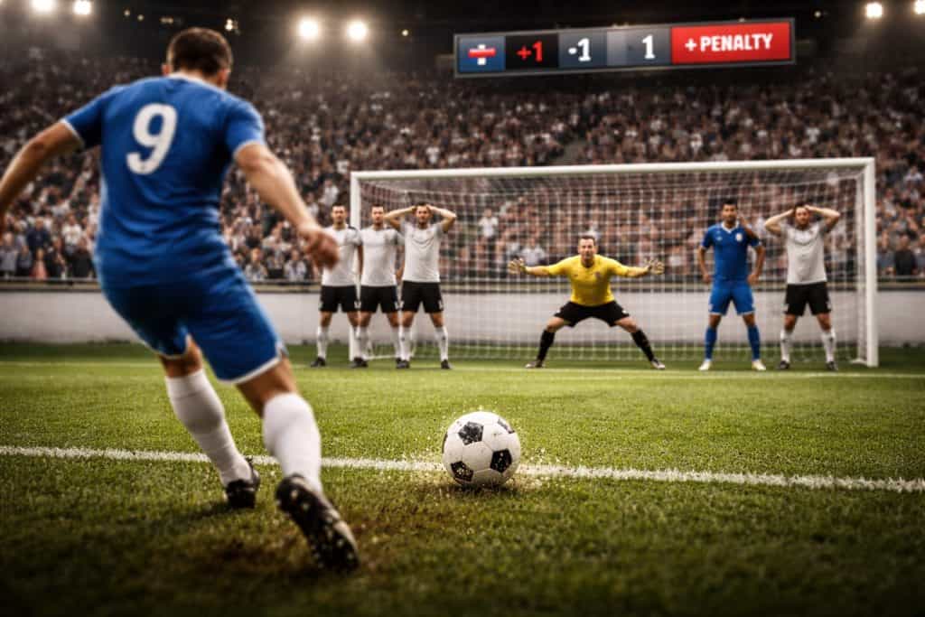 Cómo un penalti cambia la narrativa del encuentro en fútbol