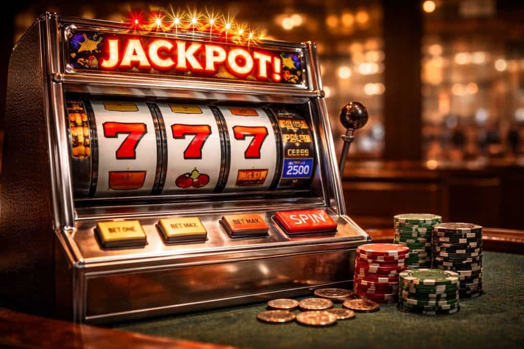 Tragamonedas con estética retro